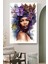Afrikalı Kadın Cam Tablo, Dekoratif Cam Tablo 2