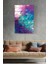Renkli Balık Pulu Cam Tablo, Dekoratif Cam Tablo 4
