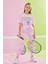 7-14 Yaş Kız Çocuk Tenlub Yarım Kollu Pijama Takım Pembe 1