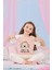 3-10 Yaş Kız Çocuk Belove Yarım Kollu Pijama Takım Pudra 1