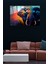 Colorful Elephant Cam Tablo, Dekoratif Cam Tablo 4