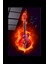 LED Aydınlatmalı Elektro Gitar Cam Tablo, Işıklı Cam Tablo 3