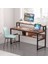 Modern Monitör Raflı ve Kitaplıklı Çalışma Masası 1