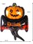 Halloween Kuyruklu Balkabağı Şekilli Süpershape Folyo Balon 1 Adet 88X61 cm 1