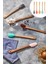 5 Parça Mini Silikon Spatula Kaşık Fırça Seti - High Quality - Bambu Saplı 2