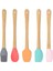 5 Parça Mini Silikon Spatula Kaşık Fırça Seti - High Quality - Bambu Saplı 3