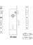 Standart Silindirli Daire Kilidi - 35 mm - Oval Nikel 3