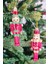 Fındıkkıran Yılbaşı Ağaç Süsü 2li - Kurşun Asker Nutcracker Lüks Yılbaşı Ağaç Süsü 1