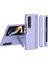 Samsung Galaxy Z Fold 5 Kılıf Standlı Veya Kalemli Lüx Sert Kapak Alp1 Lila 1