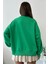 Kadın Oversize Favorite Baskılı Ribanalı Sweatshirt 2