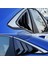 Honda Civic Fe1 2022 Sonrası Uyumlu Kelebek Cam Izgarası Kelebek Cam Vizörü Havalandırma Sağ Sol Takım Parlak Siyah 1