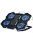 Aeromax 6x LED Fan'lı,84.7 Cfm & 2700±%10 Rpm, 7x Yükseklik Ayarlı, 2x USB 11"-17" Gaming Notebook Soğutucu (DKACNBAR600) 1