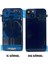 Teknonet Apple iPhone 14 Uyumlu Kamera Camlı Batarya Kapağı + Magsafe Flex 1