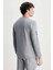 Solano Gri Bisiklet Yaka Nakışlı Standard Fit Erkek Sweatshirt 3