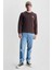 Valley Kahve Bisiklet Yaka Baskılı Standard Fit Erkek Sweatshirt 3
