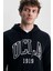 Jepsen Siyah Kapüşonlu Nakışlı Standard Fit Erkek Sweatshirt 1