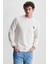 Valley Bej Bisiklet Yaka Baskılı Standard Fit Erkek Sweatshirt 2