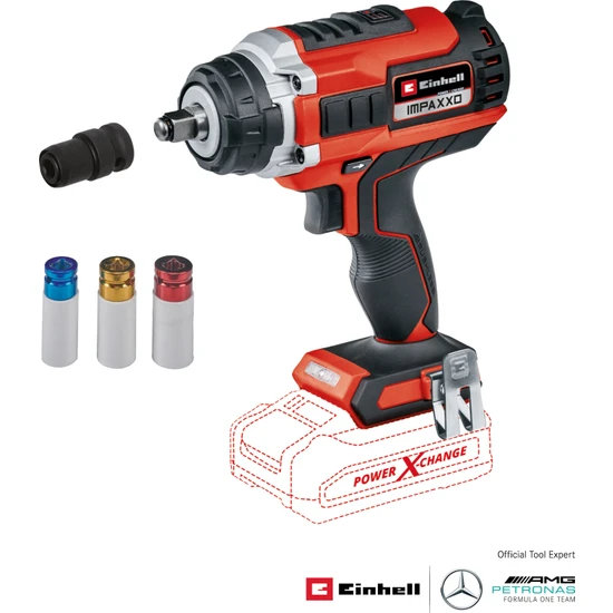 Einhell IMPAXXO 18/400, Akülü Darb. Somun Sık-Kömürsüz