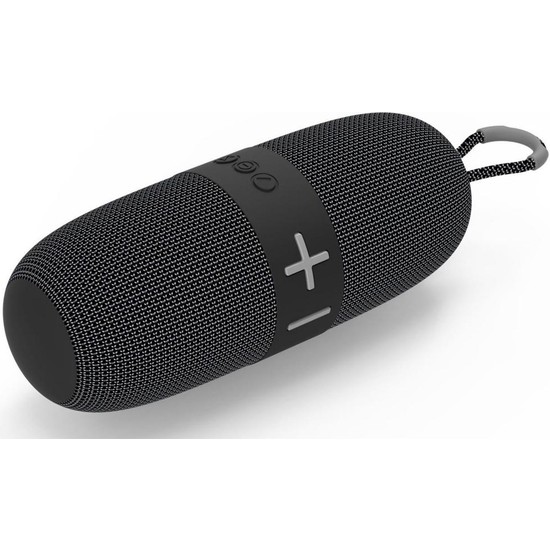 Shaza 16W Ekstra Bass Dahili Mikrofon, Aux, Sd Kart, USB Girişli Wireless Hoparlör Gri