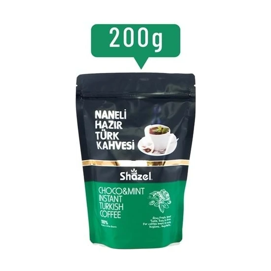Shazel Naneli Hazır Türk Kahvesi 200G
