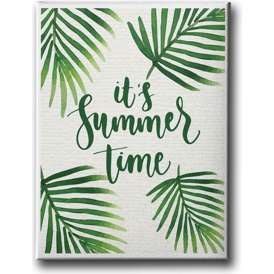 Dijital Ofis It Is Summer Time Canvas Tablo Fiyatı