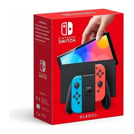 Nintendo Switch OLED Oyun Konsolu Mavi-Kırmızı