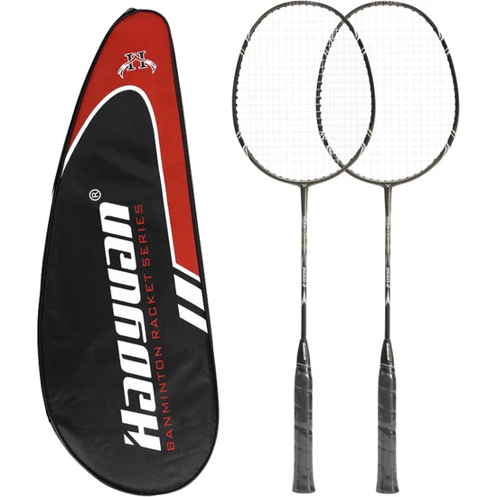 Toolwayes Haoyuan Badminton Raketi 2 Takım Alüminyum Karbon Bir Badminton Raketi (Yurt Dışından)