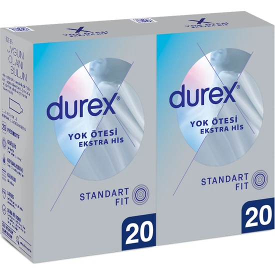 Durex Yok Ötesi Ekstra His 40'lı İnce Prezervatif