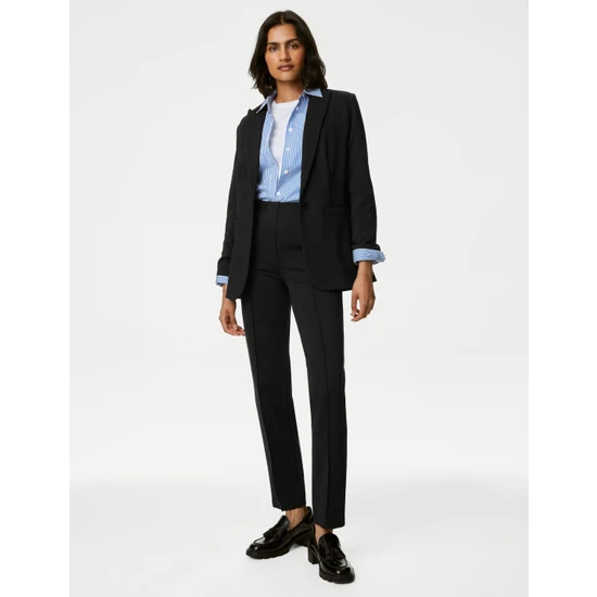 Marks & Spencer Relaxed Fit Örme Blazer Ceket