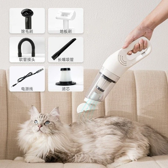 Toolwayes Evcil Hayvan Tıraş Makinesi, Kedi ve Köpek Çok Fonksiyonlu Saç Kesme Makinesi, Tarama, Elektrikli Saç Emme, Tıraş Ayakları, Elektrikli Saç Kesme Makinesi (Yurt Dışından)
