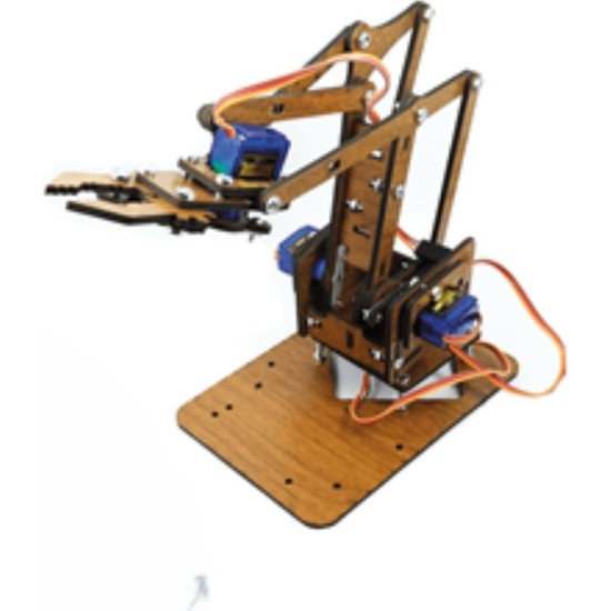 Fapatech SG90 Servo uyumlu Mdf Robot Kol Seti Demonte Fiyatı