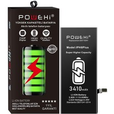 Powehi Apple Iphone 8g Plus  Güçlendirilmiş   Batarya Pil 3410 Mah