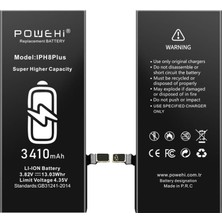 Powehi Apple Iphone 8g Plus  Güçlendirilmiş   Batarya Pil 3410 Mah