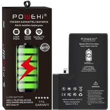 Powehi Apple Iphone 13 Pro Max  Güçlendirilmiş  Batarya Pil 4352 Mah