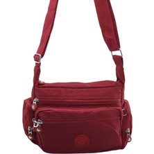 Baginn Kadın Postacı Omuz Çantası Çapraz Askılı Çok Cepli Yağmur Geçirmez Hafif Kumaş Farklı Renk Seçenekleri