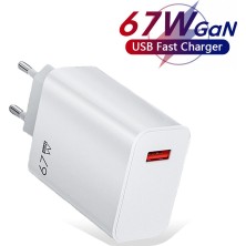 Sprange PT-X67 67W 6A Ultra Turbo Fast Hızlı Qualcomm Quick Charge 4.0 Type-C Kablolu Şarj Seti