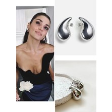 Aurrari Silver Bottega Gözyaşı Damla Model Küpe