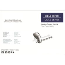 Karlim Dicle Krom Kapaksız Tuvalet Kağıtlık Di 35009-K