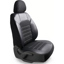 Z&C MAXTECH Seat Altea Uyumlu Özel Tasarım Oto Koltuk Kılıfı Seti Black