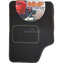 Oto Halı Paspas Universal 5 Parça Siyah