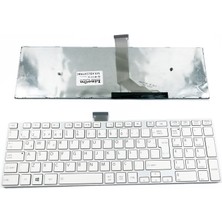 LineOn Toshiba C55D Beyaz Klavye Tuş Takımı (Çerçeveli)