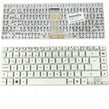 LineOn Acer ASPIREE1-470 Notebook Klavye Beyaz