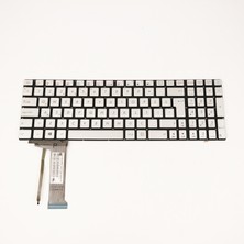 LineOn Asus GL742,GL742V,GL742VW,GL752VW Uyumlu Klavye Tuş Takımı Gümüş Gri