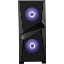 Msı Mag Forge 100M Temperlı Cam 2x Rgb Fan, 1x 120MM Fan Atx Gamıng Bilgisayar Kasası