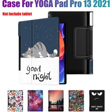 Sagrado Lenovo Yoga Pad Pro 13.0 Inç 2021 YT-K606F Tablet(F) Için Pu Kılıf (Yurt Dışından)