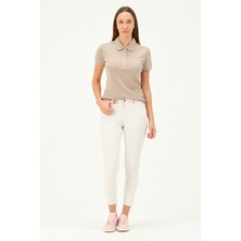 Msw Kadın Regular Fit Polo Yaka T-Shirt