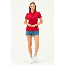 Msw Kadın Regular Fit Polo Yaka T-Shirt