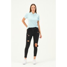 Msw Kadın Regular Fit Polo Yaka T-Shirt