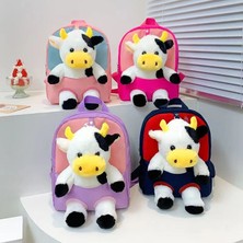 Luxix Peluş Inek Bebek Çocuk Sırt Çantası (Yurt Dışından)