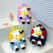Luxix Peluş Inek Bebek Çocuk Sırt Çantası (Yurt Dışından)